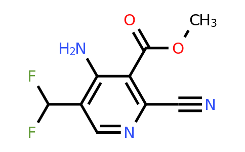 Methyl 4-amino-2-cyano-5-(difluoromethyl)pyridine-3-carboxylate