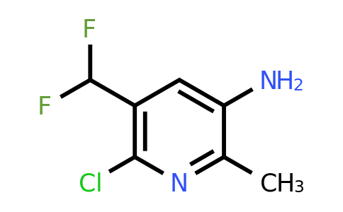 1805349-05-6 | 5-Amino-2-chloro-3-(difluoromethyl)-6-methylpyridine
