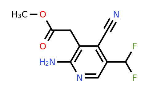 1805349-08-9 | Methyl 2-amino-4-cyano-5-(difluoromethyl)pyridine-3-acetate