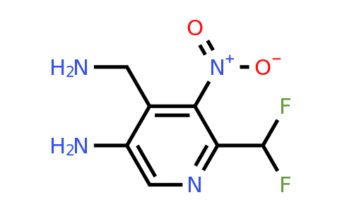 5-Amino-4-(aminomethyl)-2-(difluoromethyl)-3-nitropyridine