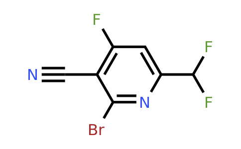 2-Bromo-3-cyano-6-(difluoromethyl)-4-fluoropyridine
