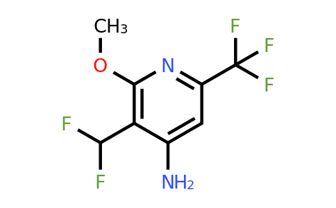 1805370-15-3 | 4-Amino-3-(difluoromethyl)-2-methoxy-6-(trifluoromethyl)pyridine