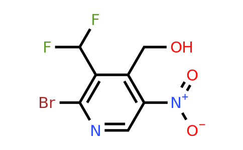 2-Bromo-3-(difluoromethyl)-5-nitropyridine-4-methanol