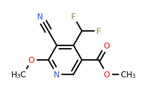1805384-38-6 | Methyl 3-cyano-4-(difluoromethyl)-2-methoxypyridine-5-carboxylate