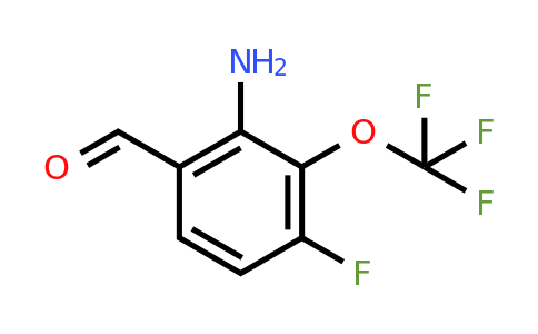 1805392-68-0 | 2-Amino-4-fluoro-3-(trifluoromethoxy)benzaldehyde