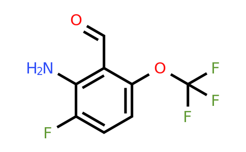 1805392-73-7 | 2-Amino-3-fluoro-6-(trifluoromethoxy)benzaldehyde