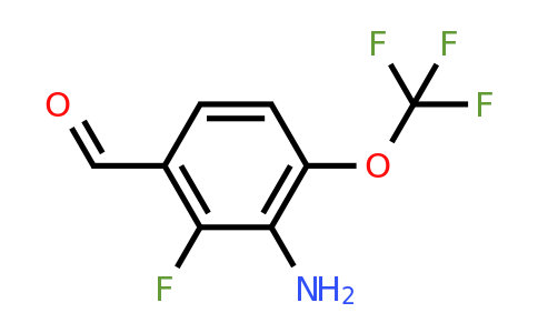 1805392-80-6 | 3-Amino-2-fluoro-4-(trifluoromethoxy)benzaldehyde