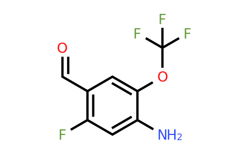 1805392-94-2 | 4-Amino-2-fluoro-5-(trifluoromethoxy)benzaldehyde
