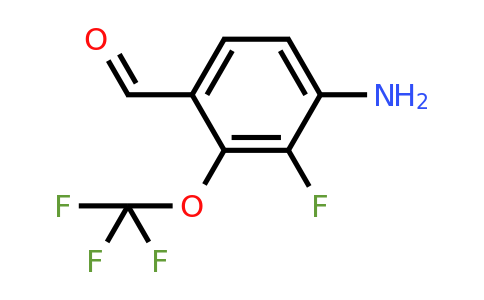 1805393-00-3 | 4-Amino-3-fluoro-2-(trifluoromethoxy)benzaldehyde