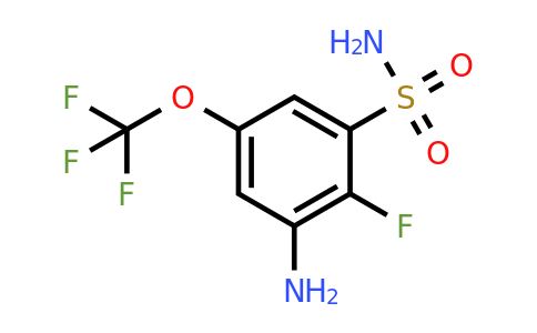 1805393-32-1 | 3-Amino-2-fluoro-5-(trifluoromethoxy)benzenesulfonamide