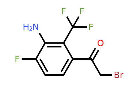 1805394-85-7 | 3'-Amino-4'-fluoro-2'-(trifluoromethyl)phenacyl bromide