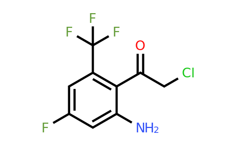 1805395-11-2 | 2'-Amino-4'-fluoro-6'-(trifluoromethyl)phenacyl chloride