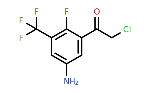 1805395-21-4 | 5'-Amino-2'-fluoro-3'-(trifluoromethyl)phenacyl chloride