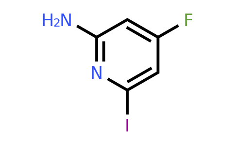 2-Amino-4-fluoro-6-iodopyridine