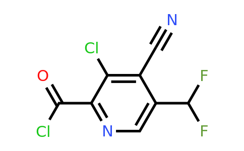 3-Chloro-4-cyano-5-(difluoromethyl)pyridine-2-carbonyl chloride