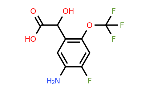 1805401-51-7 | 5-Amino-4-fluoro-2-(trifluoromethoxy)mandelic acid