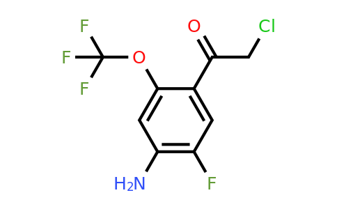 1805401-76-6 | 4'-Amino-5'-fluoro-2'-(trifluoromethoxy)phenacyl chloride