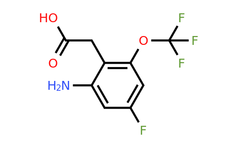 1805401-80-2 | 2-Amino-4-fluoro-6-(trifluoromethoxy)phenylacetic acid