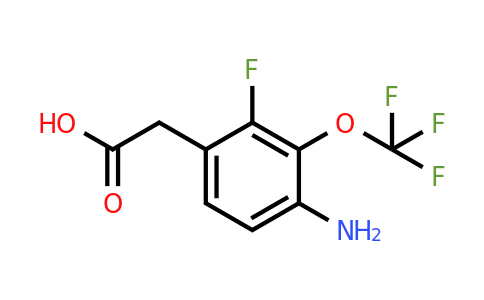 1805401-84-6 | 4-Amino-2-fluoro-3-(trifluoromethoxy)phenylacetic acid