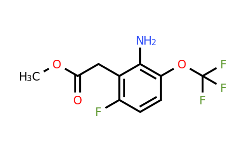 1805401-89-1 | Methyl 2-amino-6-fluoro-3-(trifluoromethoxy)phenylacetate