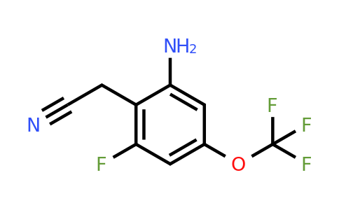 1805402-06-5 | 2-Amino-6-fluoro-4-(trifluoromethoxy)phenylacetonitrile