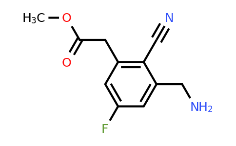 1805402-74-7 | Methyl 3-aminomethyl-2-cyano-5-fluorophenylacetate