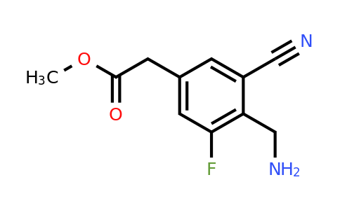 1805402-78-1 | Methyl 4-aminomethyl-3-cyano-5-fluorophenylacetate