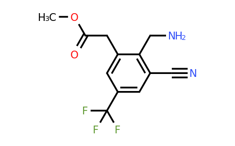 1805403-17-1 | Methyl 2-aminomethyl-3-cyano-5-(trifluoromethyl)phenylacetate