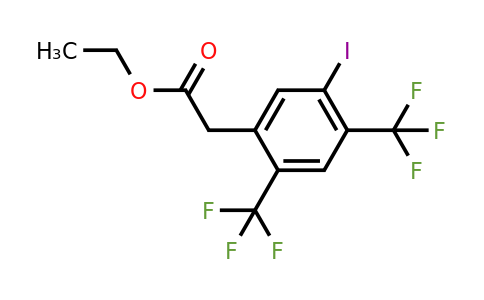 1805403-84-2 | Ethyl 2,4-bis(trifluoromethyl)-5-iodophenylacetate