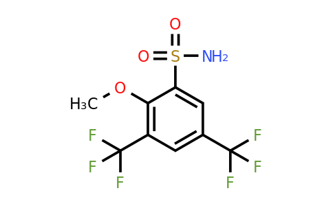 1805404-32-3 | 3,5-Bis(trifluoromethyl)-2-methoxybenzenesulfonamide