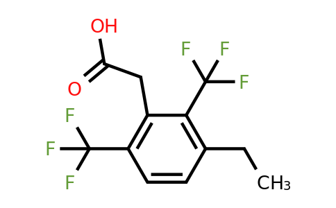 1805404-82-3 | 2,6-Bis(trifluoromethyl)-3-ethylphenylacetic acid