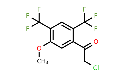1805405-92-8 | 2',4'-Bis(trifluoromethyl)-5'-methoxyphenacyl chloride