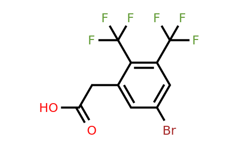 1805405-94-0 | 2,3-Bis(trifluoromethyl)-5-bromophenylacetic acid