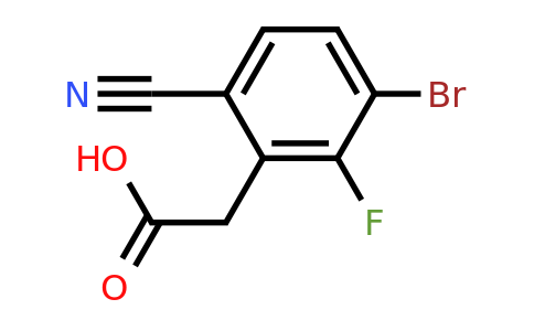 1805405-98-4 | 3-Bromo-6-cyano-2-fluorophenylacetic acid