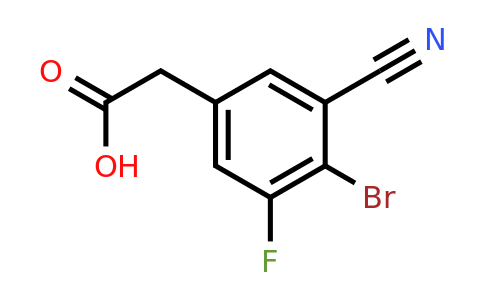 1805406-06-7 | 4-Bromo-3-cyano-5-fluorophenylacetic acid