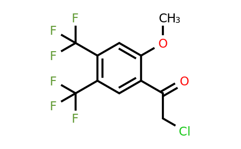 1805406-10-3 | 4',5'-Bis(trifluoromethyl)-2'-methoxyphenacyl chloride
