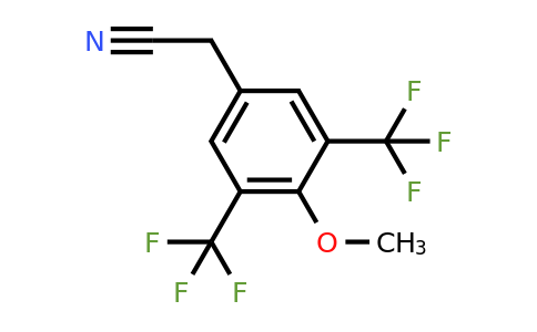 1805406-17-0 | 3,5-Bis(trifluoromethyl)-4-methoxyphenylacetonitrile