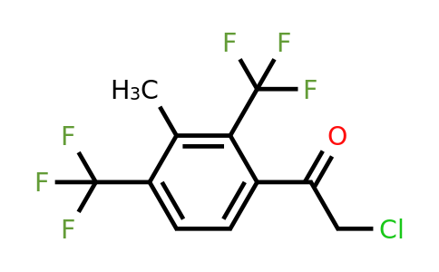 1805406-54-5 | 2',4'-Bis(trifluoromethyl)-3'-methylphenacyl chloride