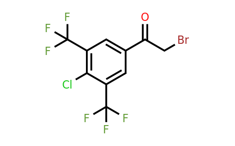 1805408-08-5 | 3',5'-Bis(trifluoromethyl)-4'-chlorophenacyl bromide