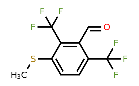 1805408-25-6 | 2,4-Bis(trifluoromethyl)-3-formylthioanisole