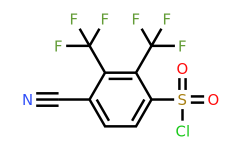 1805409-14-6 | 2,3-Bis(trifluoromethyl)-4-cyanobenzenesulfonylchloride