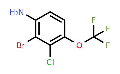 1805410-41-6 | 2-Bromo-3-chloro-4-(trifluoromethoxy)aniline