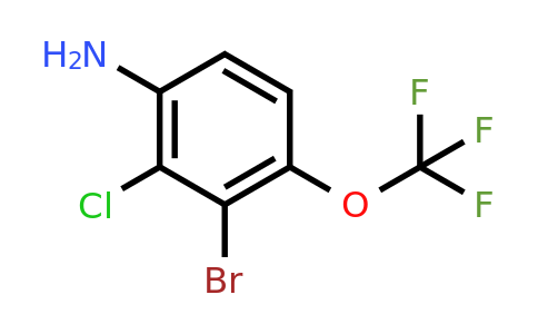1805410-51-8 | 3-Bromo-2-chloro-4-(trifluoromethoxy)aniline
