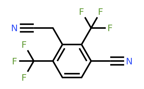2,6-Bis(trifluoromethyl)-3-cyanophenylacetonitrile