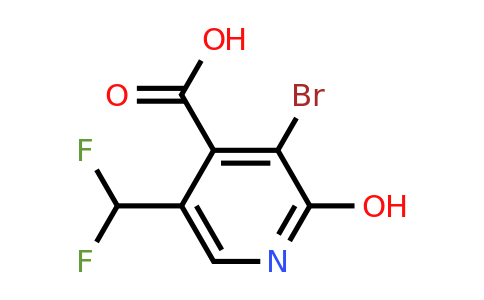 3-Bromo-5-(difluoromethyl)-2-hydroxypyridine-4-carboxylic acid