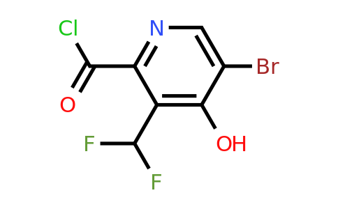 5-Bromo-3-(difluoromethyl)-4-hydroxypyridine-2-carbonyl chloride