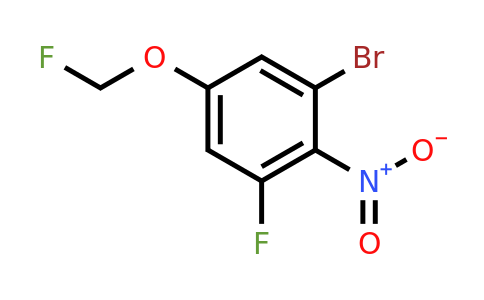 1805415-76-2 | 1-Bromo-3-fluoro-5-fluoromethoxy-2-nitrobenzene