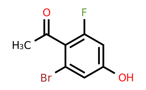 1805416-22-1 | 2'-Bromo-6'-fluoro-4'-hydroxyacetophenone