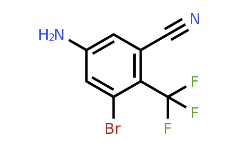1805416-50-5 | 3-Bromo-5-cyano-4-(trifluoromethyl)aniline