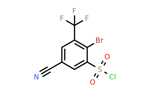1805416-70-9 | 2-Bromo-5-cyano-3-(trifluoromethyl)benzenesulfonyl chloride